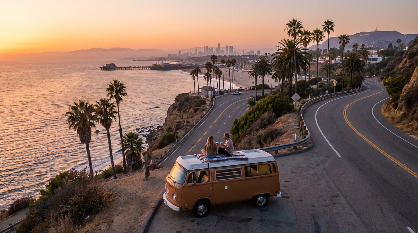 Romantic RV Driving in Los Angeles - Couples Routes 2026